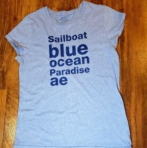 • AE • Blue Fitted Tee •